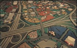 Model of the New York World's Fair 1964-65 Postcard