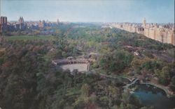 St. Moritz Hotel View of Central Park, New York, NY Postcard