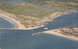 Overlooking Jerusalem, Matunuck, Galilee, Rhode Island Postcard