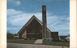Woodridge Congregational Church, Cranston, RI Postcard