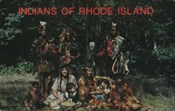Indians of Rhode Island, Narragansett People Postcard