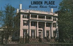 Linden Place, Bristol, RI Postcard