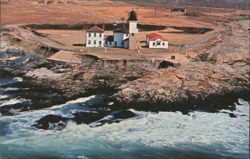 Beavertail Lighthouse, Jamestown, RI Postcard
