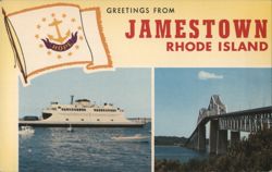Greetings from Jamestown, Rhode Island Postcard