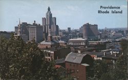 Skyline of Providence, Rhode Island Postcard