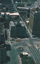 Providence City Hall and Kennedy Plaza, Providence, RI Postcard