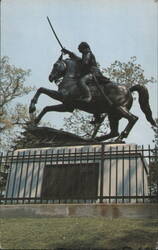 Brigadier General Casimir Pulaski Statue, Providence, RI Postcard
