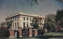 John Hay Library & Van Wickle Gates, Brown University Postcard