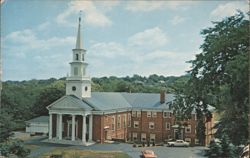 Central Baptist Church on Elm St., Westerly, RI Postcard