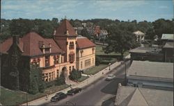 Westerly Public Library, Civil War Memorial Postcard