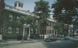 The Three Bricks on Upper Main Street, Nantucket, MA Postcard