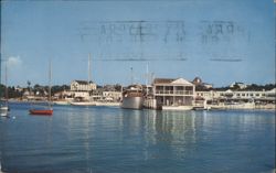 Sheltered Harbor, Watch Hill, RI Postcard