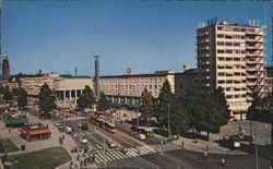 Coolsingel Boulevard, Rotterdam Postcard
