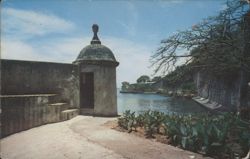 Sentry Box on Fortification Walls, Old San Juan Postcard