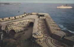 Santa Barbara Battery, Castillo del Morro, San Juan Postcard