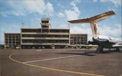 Juan Santamaría Intl Airport Costa Rica Chrome Postcard Postcard