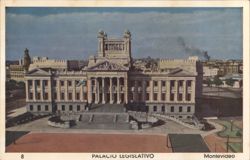 Palacio Legislativo, Montevideo Postcard
