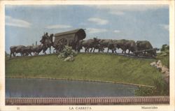 La Carreta Monument, Montevideo Postcard