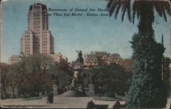 Monumento al General San Martín, Plaza San Martín, Buenos Aires Postcard