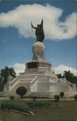 Statue of Vasco Nuñez de Balboa, Panama City Postcard