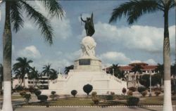 Statue of Vasco Nuñez de Balboa, Panama City Postcard