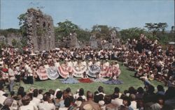 Canajagua Folk Dancers at Panamá la Vieja Postcard