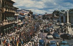 Traditional Flag Day Parade, Panama City Postcard