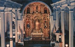 The Golden Altar, Church of San José Postcard