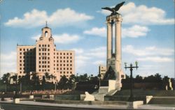 Hotel Nacional and Maine Monument, Havana Postcard