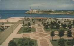 Morro Castle and Student's Monument, Havana, Cuba Postcard