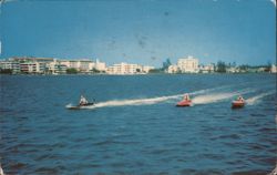 Outboard Motor Boat Race, Condado Lagoon, San Juan Postcard