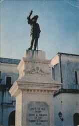 Statue of Juan Ponce de Leon, Plaza de San José Postcard