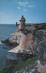 "El Morro Castle", San Juan, Puerto Rico Postcard