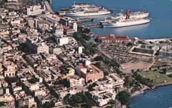Old San Juan, Puerto Rico on a Cruise Ship Day Postcard