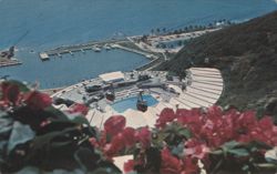 El Conquistador Hotel Marina & Lanais Las Croabas PR Chrome Postcard