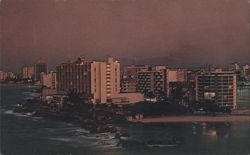Condado at Sunset, Santurce Postcard