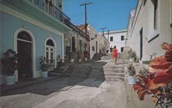 Step Street, Callejon del Hospital, San Juan Postcard