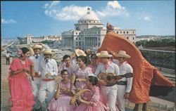 Ballet Folklorico Areyto, Aguinaldo de Las Flores, San Juan Postcard