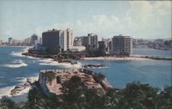 1969 View of Progressive Condado area, San Juan Postcard