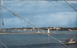 Skyline of Nassau from Across the Harbor Postcard