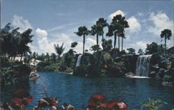 Waterfalls at Garden of the Groves Postcard