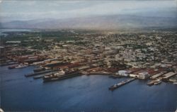 Aerial View, Kingston, Jamaica Postcard