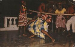 Dancing the Limbo, Jamaica Postcard