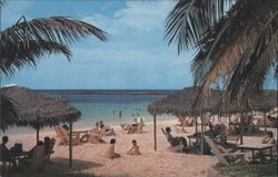 Paradise Beach, Nassau, The Bahamas Postcard