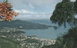 Charlotte Amalie Harbor St. Thomas USVI Chrome Postcard Postcard
