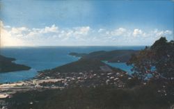 View of French Village, St. Thomas, Virgin Islands Postcard
