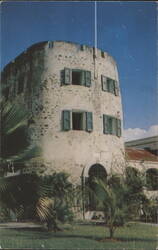 Bluebeard Castle Tower, St. Thomas Postcard