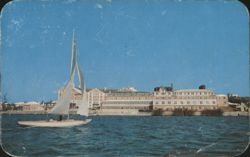 Princess Hotel and Yacht, Hamilton Harbour, Bermuda Postcard