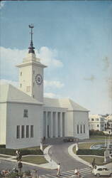 The City Hall, Hamilton, Bermuda Postcard