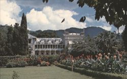 Trinidad Governor General Residence Chrome Postcard Miller Postcard